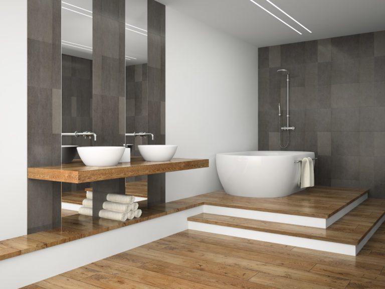 Holzboden im Bad – Ist er eine brauchbare Alternative?