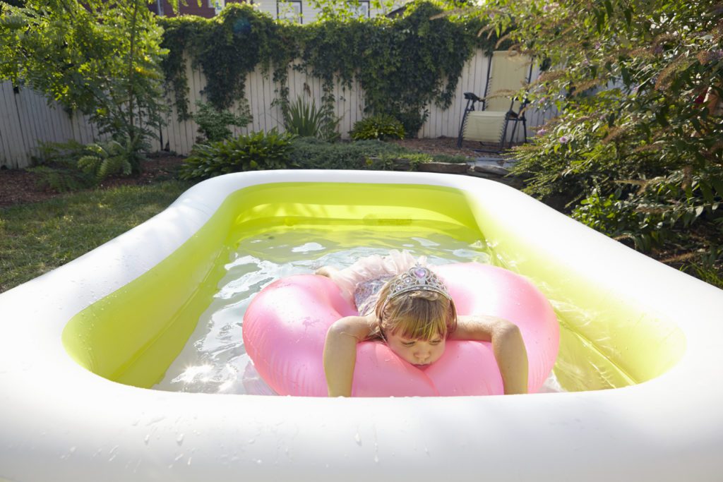 Aufblasbare Badewanne